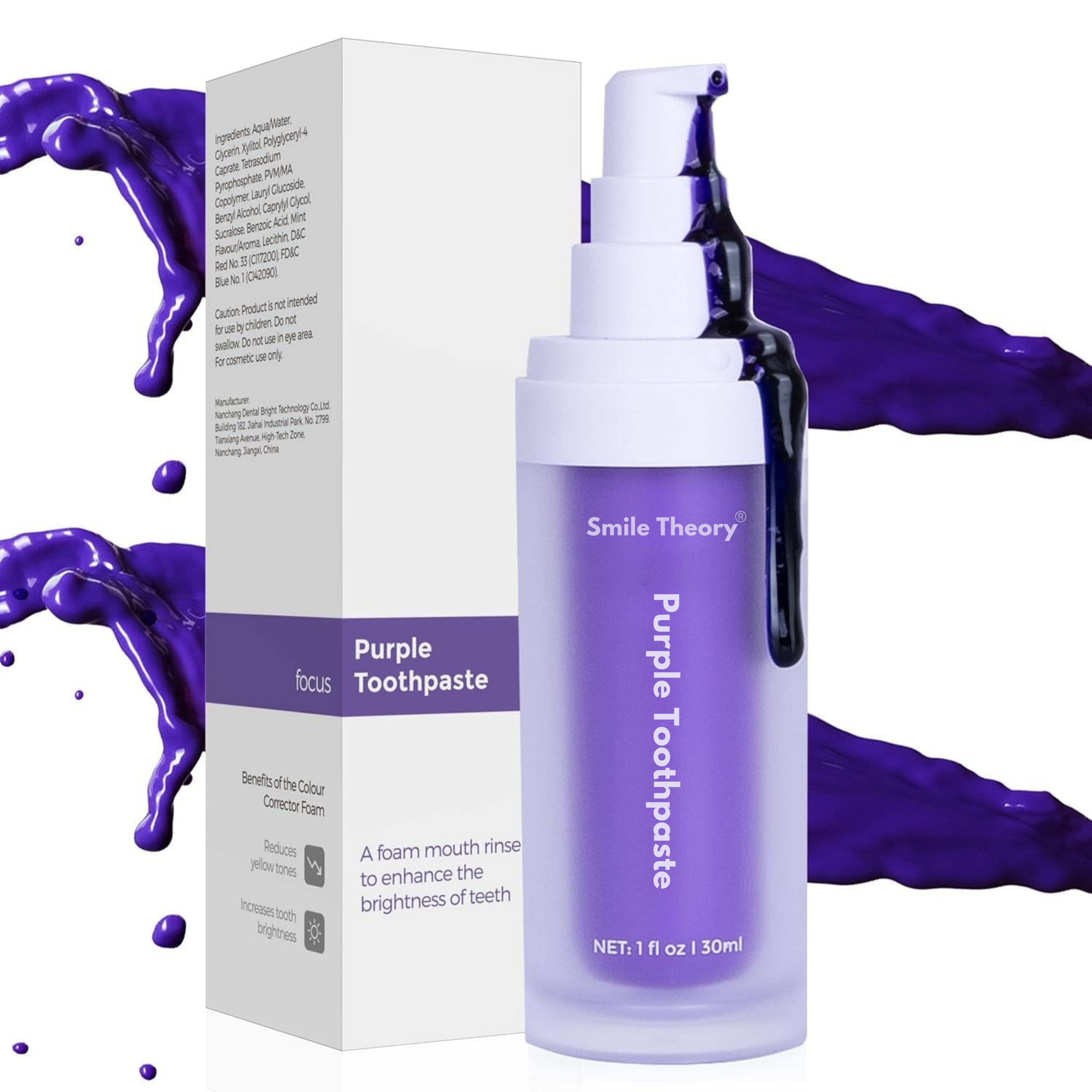 SmileTheory™ Purple Brightening Toothpaste